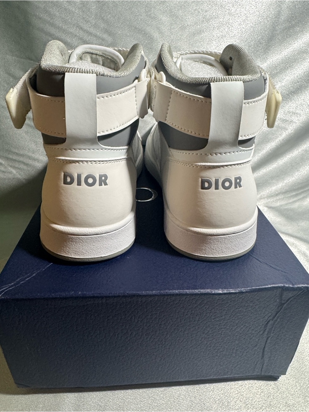 Dior B27 high-top sneakers in white and gray🔥”Rare” Colorway! New! - Picture 9 of 14